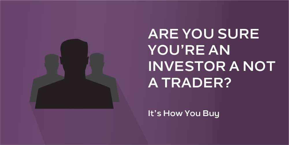 you're an investor